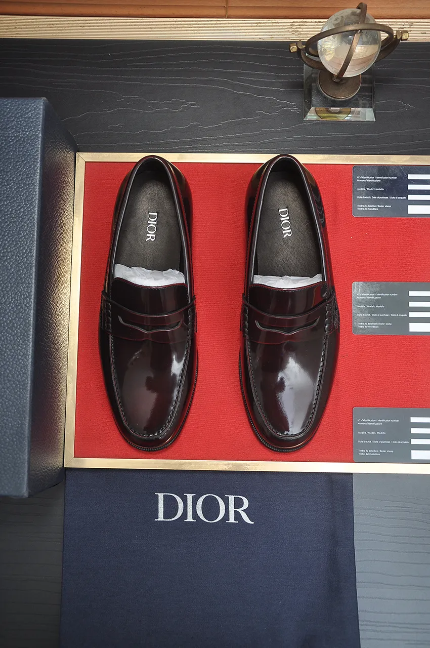 Men's shoes 💰580💶[Dior] (water-dyed cowhide lining) Dior original 1:1 high-quality factory, imported original materials, imported raw cowhide, water-dyed cowhide lining, original TPU outsole, code number: 39-44 (45 customized)